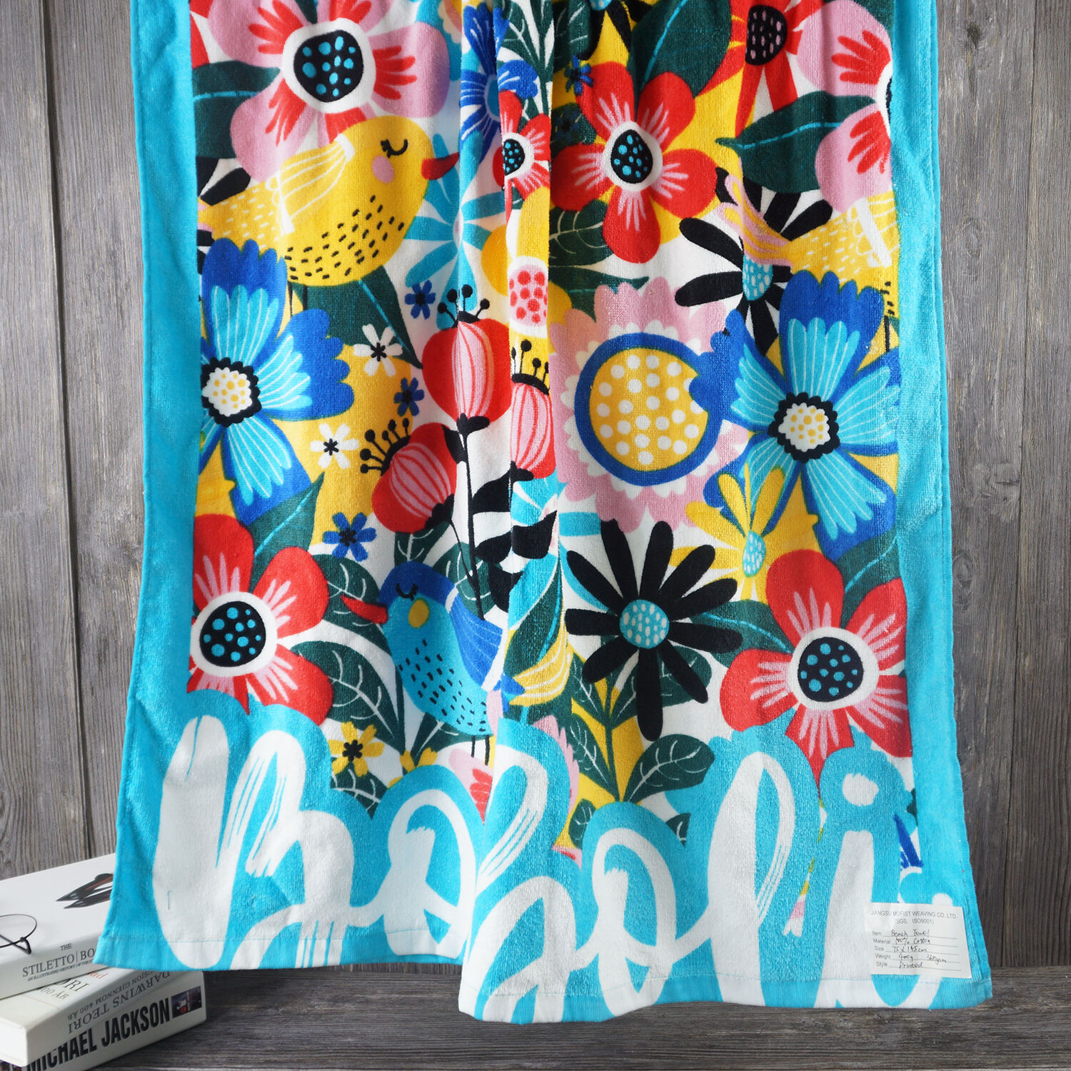 Wholesale Summer Quick Dry With Logo Custom Large cotton printed Beach Towel factory