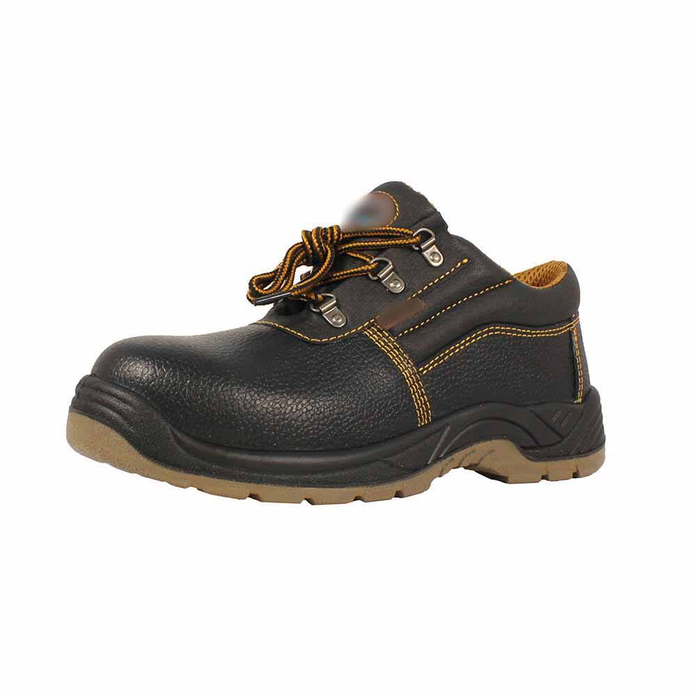 Breathable Lightweight Anti Slip PU Work Safety Steel Toe Shoes Footwear for Women Men supplier