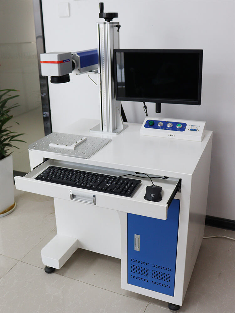 Cabinet type fiber laser marking machine details