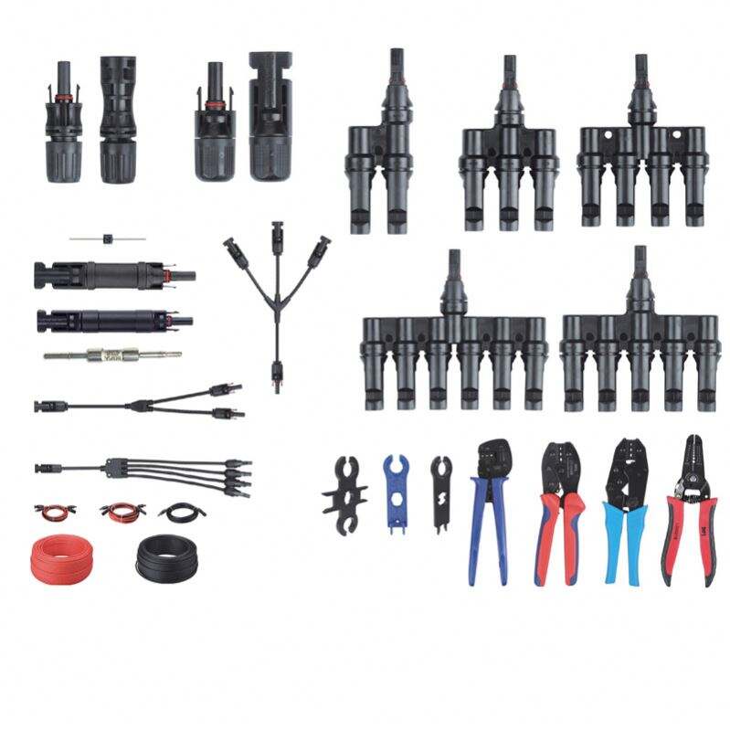 solar panel mc connector y3 solar connector Y branch 2 ways connectors factory