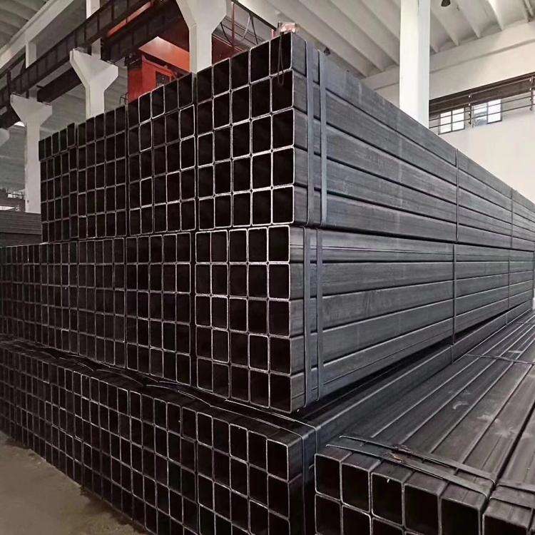 Carbon Steel Pipe Black Hollow Alloy Carbon Steel A106A/A192/A53-A Square Metal Tube factory