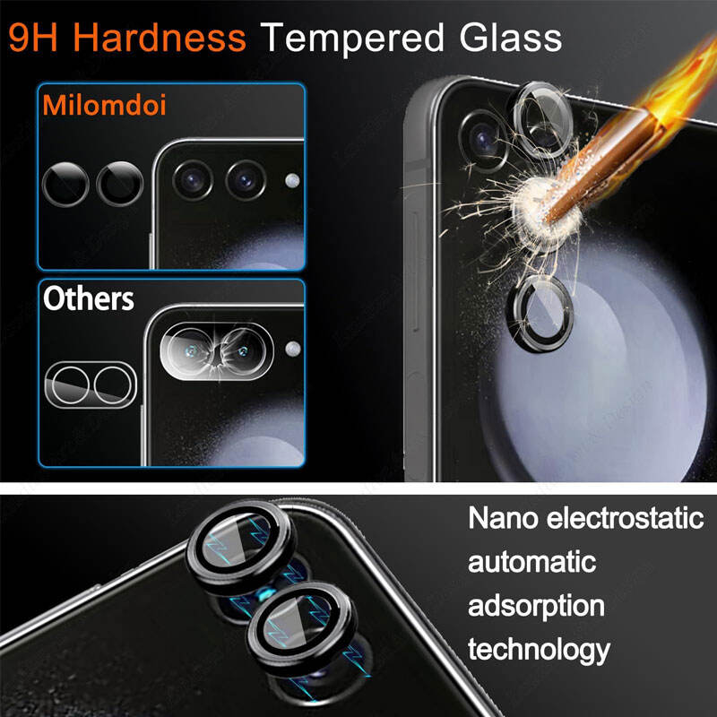 Laudtec GHM011 Lens Protection High Definition Tempered Glass Protector Samsung Screen Protectors For Galaxy Z Fold 5