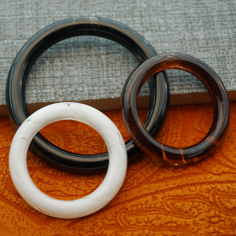 Custom adjustable plastic resin o ring buckle for underwear