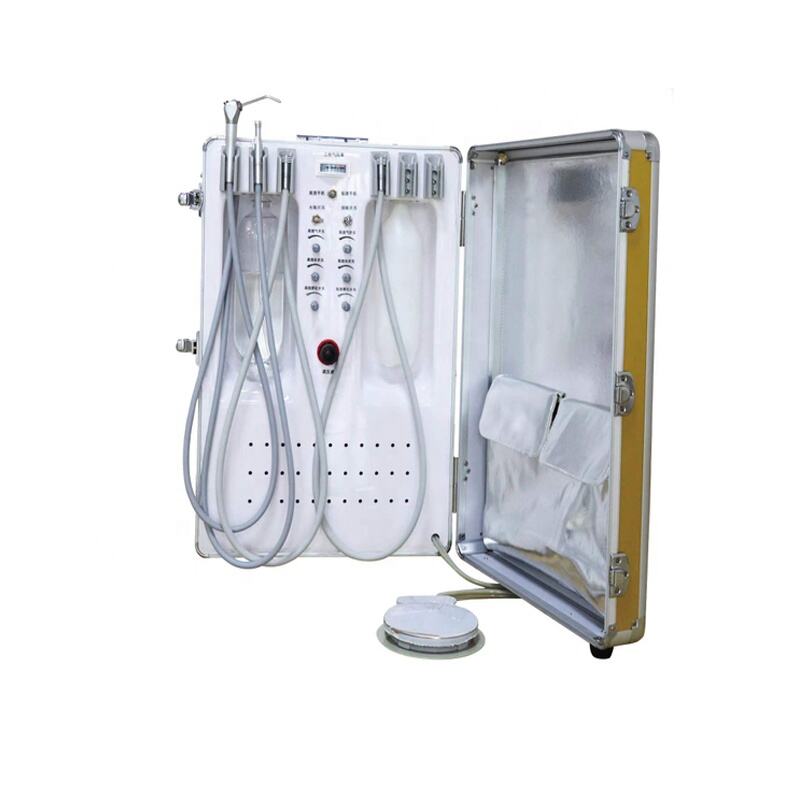 Hot sale complete set of dental mobile turbine pneumatic engraving machine with scaler dental handpiece light curing equipment factory