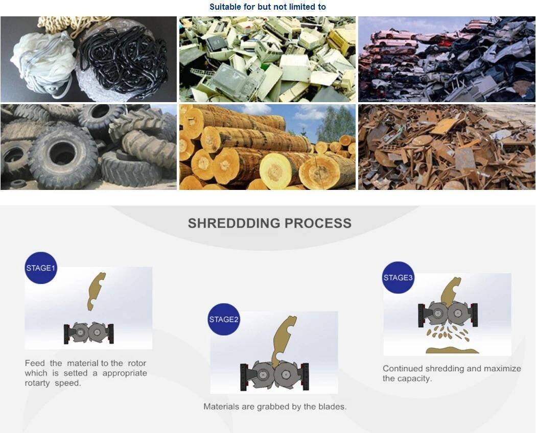 Keshang PE PP PVC PET Waste Plastic Crusher Machine prices Plastic Shredder Machine Industrial Plastic Crushing details