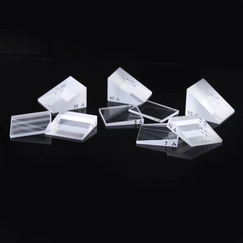 High quality BK7 Fused silica optical glass Right triangle wedge prism supplier