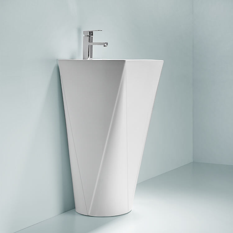 sanitary ware free standing wash hand pedestal foot wash basin details