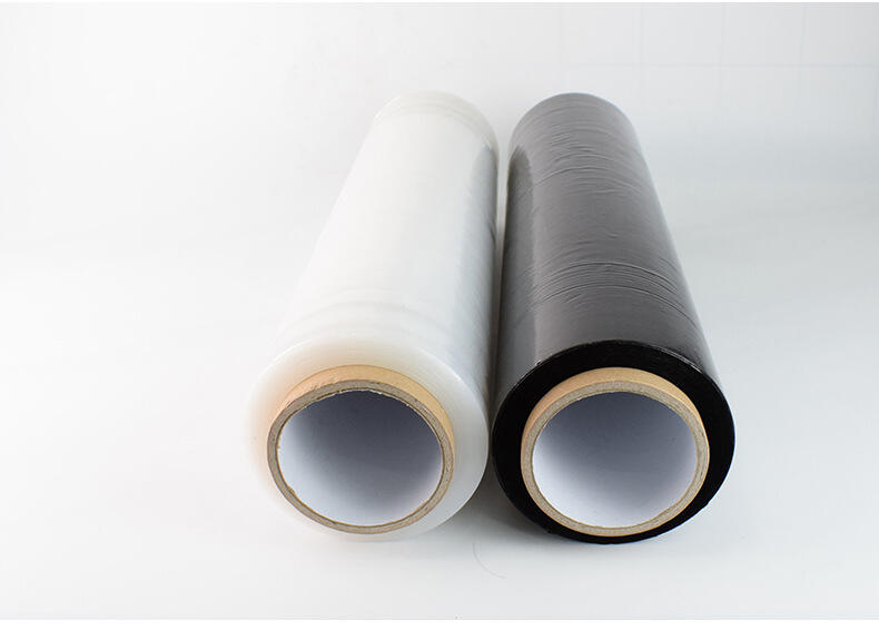 High Quality Soft LLDPE Black Plastic Stretch Film Moisture-Proof and Casting Processed for Household Products and Machine Use supplier