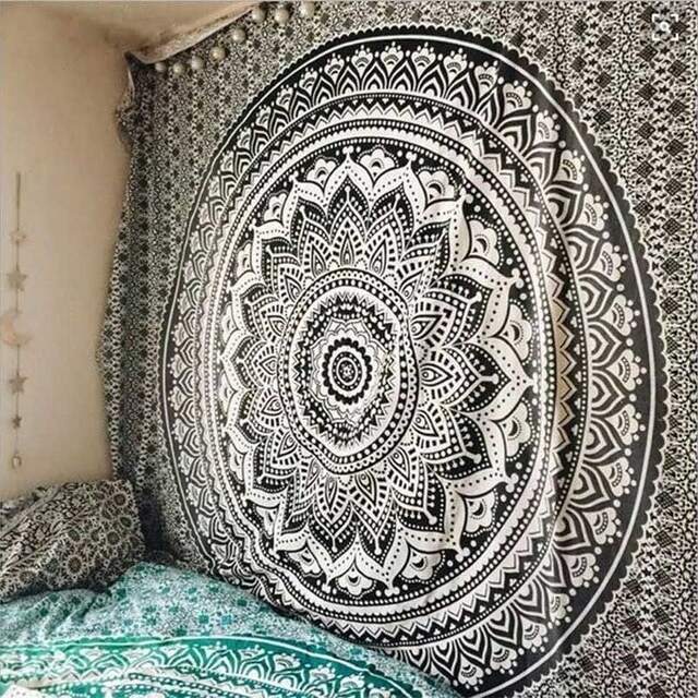 Mandala India Style Tapestry Wall Hangings Cloth Boho Beach Towel Bedroom Decor tapestry