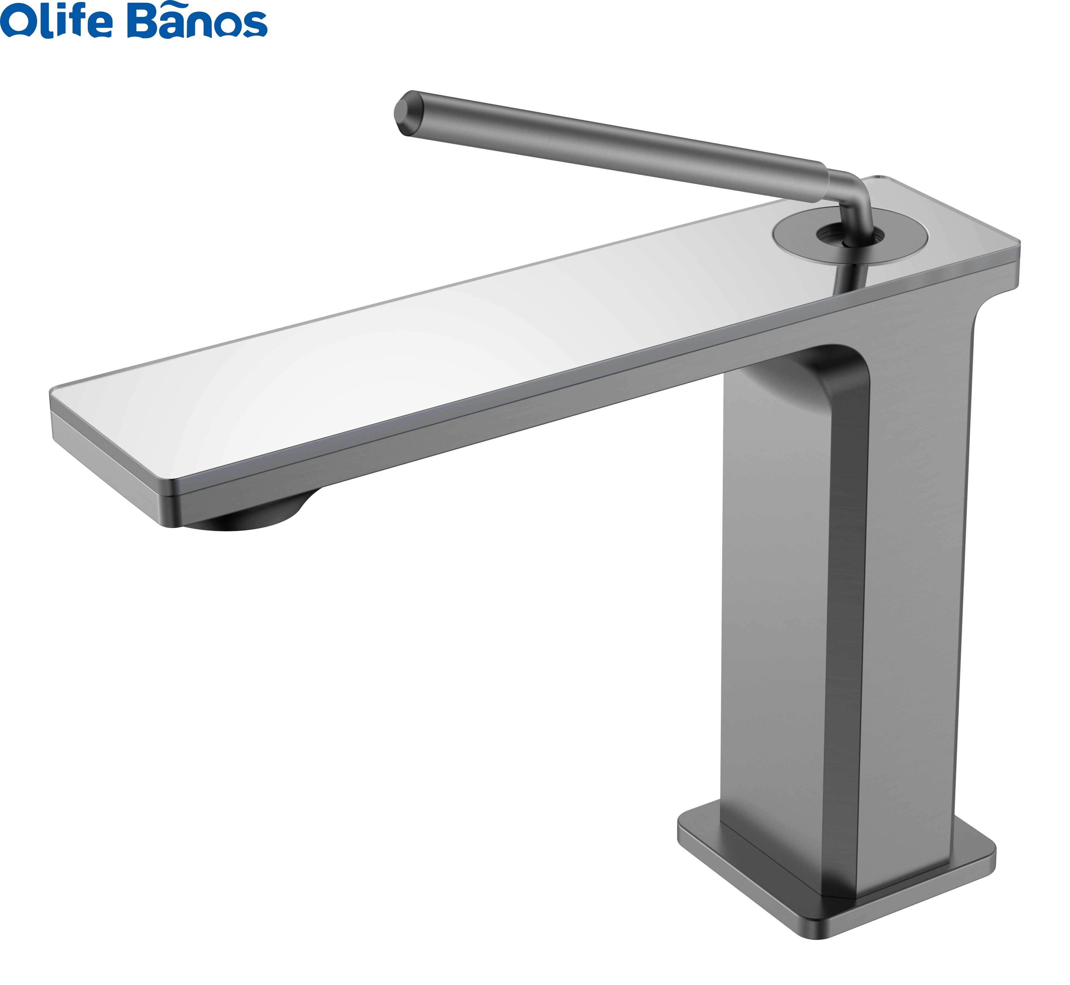 SUS304 Stainless Steel Washbasin Above Counter Basin Faucet Handle Single Hot And Cold Water Basin Faucet manufacture