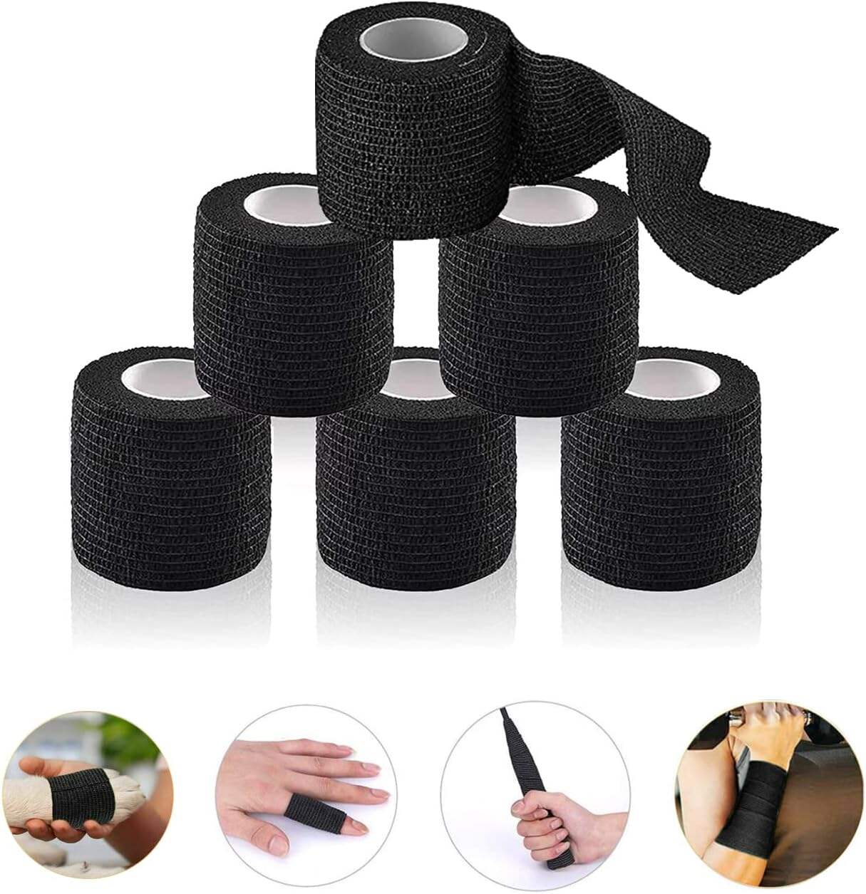 Anthrive Hot Selling Tattoo Disposable Grip Sticky Winding Elastic Adhesive Bandage Sports Tattoo Grip Tape Cohesive Bandage manufacture