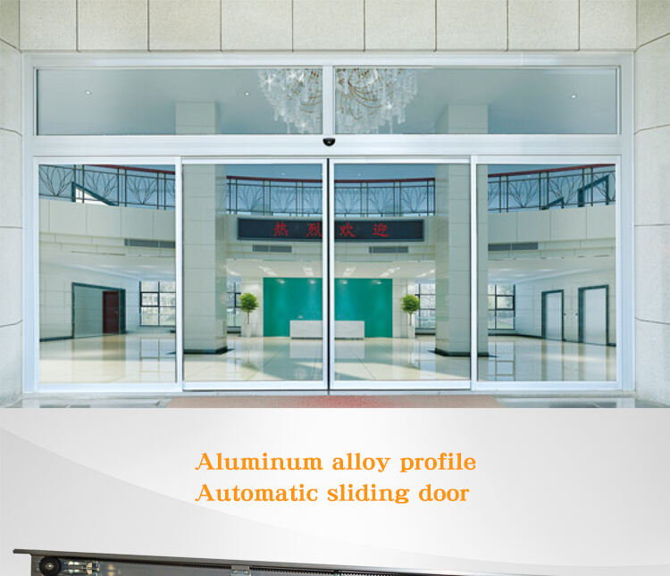 OREDY commercial door system automatic sliding doors low price with glass door opener hotel supplier