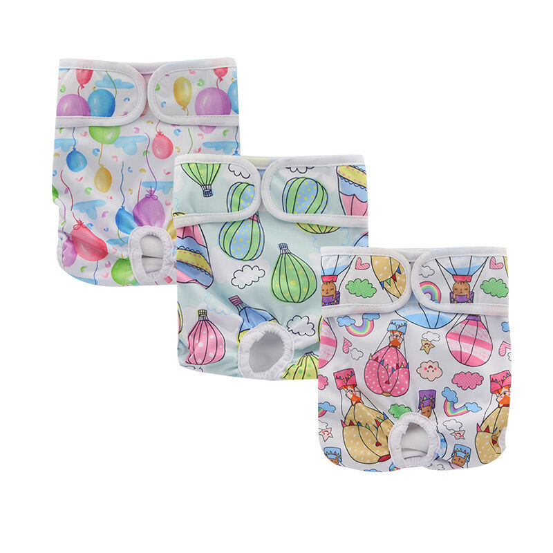 Washable Reusable Dog Diaper Durable Female Dog Diapers Doggie Cloth Nappy 3pcs Pack supplier