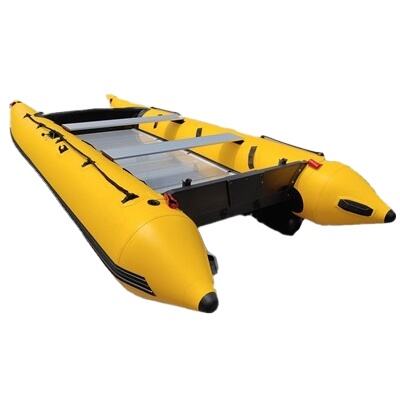 High-end fiberglass hull boat  tube inflatable boat  fishing boats inflatable RIB-340C manufacture