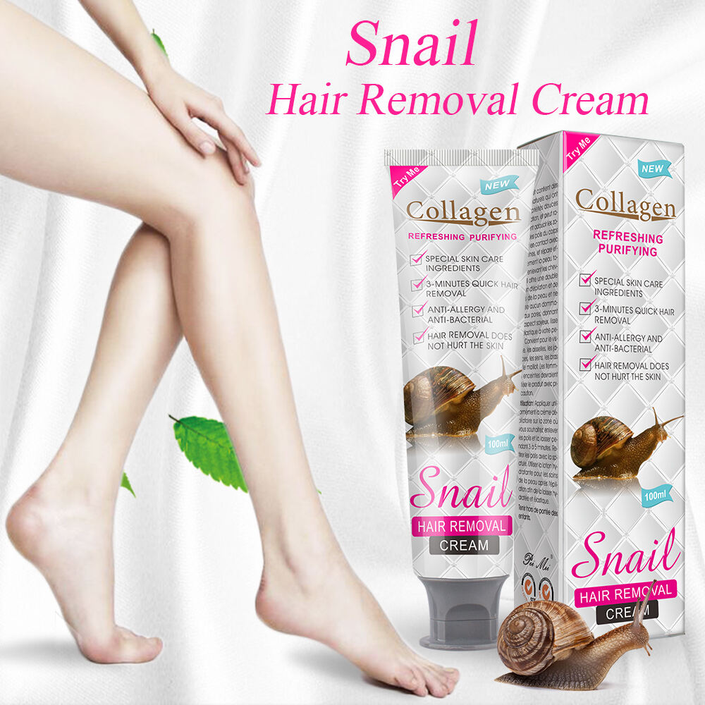 Semi Permanent Hair Removing Cream Snail Collagen Hair Remover Cream For Men And Women