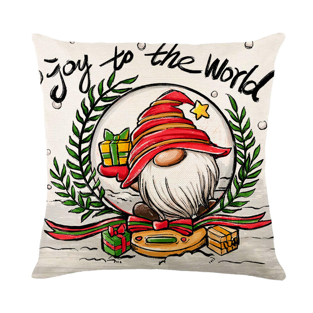 Christmas 45*45 cm square throw home decorative 2022 customize pillow cushion cover manufacture