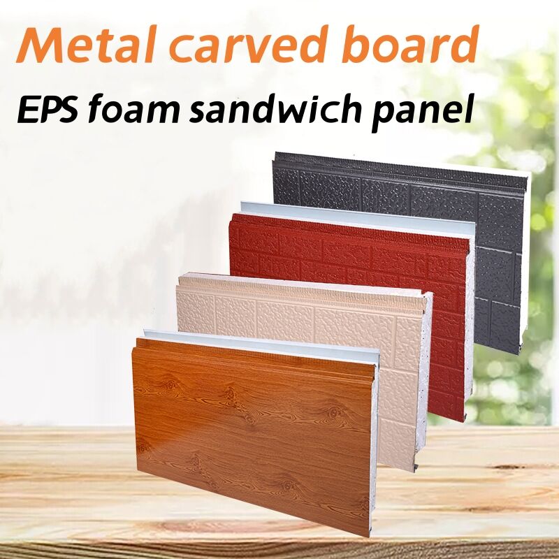 Eco-friendly fireproof eps sandwich panel exterior wall decorative panel Roof Sandwich Panels manufacture