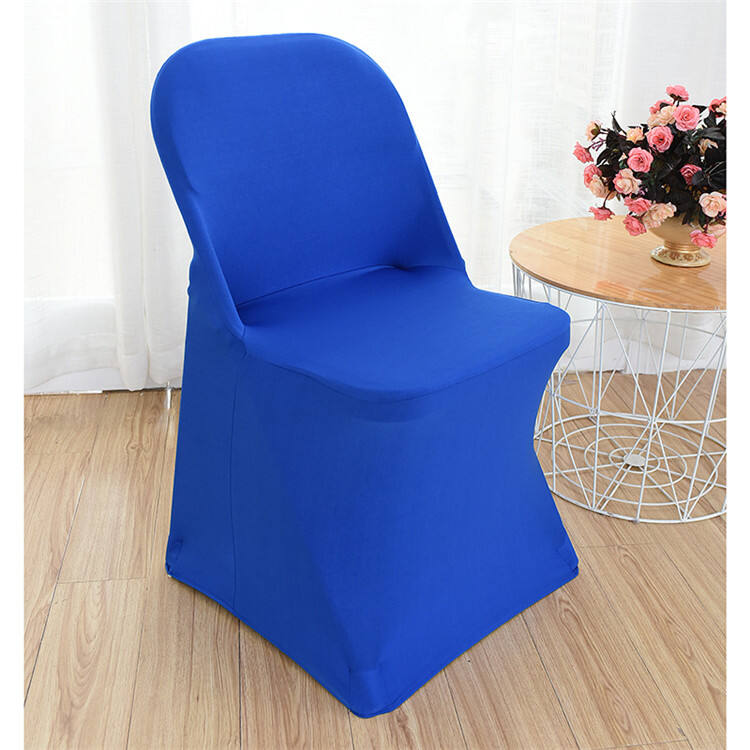 Wedding Banquet Dining Event Decorative Elastic Stretch Spandex Chair Cover manufacture