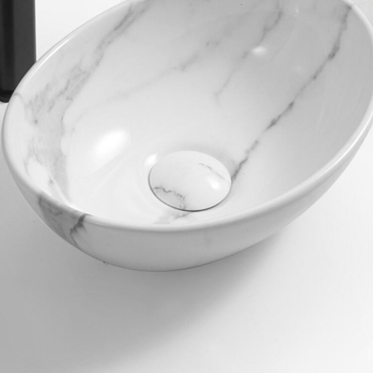 european ceramic luxury hotel modern marble table top fashion color bathroom wash basin details