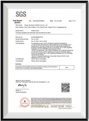 Beautiful Colors Grass Carpet Artificial Outdoor PP + PE Material Green Grass Wall Decor Artificial Lawn factory