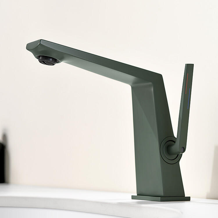 high quality colorful sanitary ware single handle bathroom basin faucet details