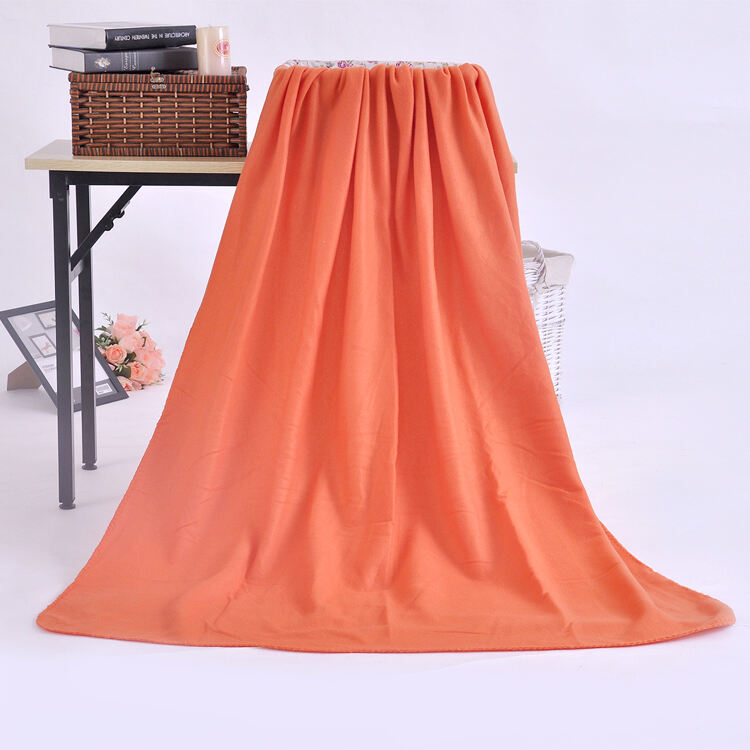 Aoyatex cheap custom wholesale solid color super soft polyester polar fleece blanket in roll supplier