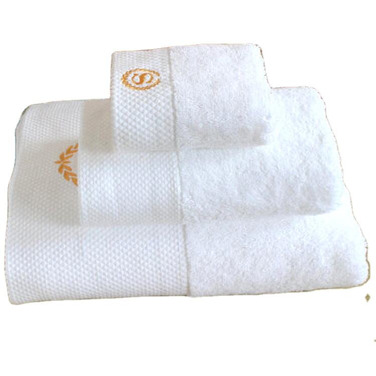 5 Star Hotel Supplies 100% cotton 16s 70*140cm white soft Bath Towel