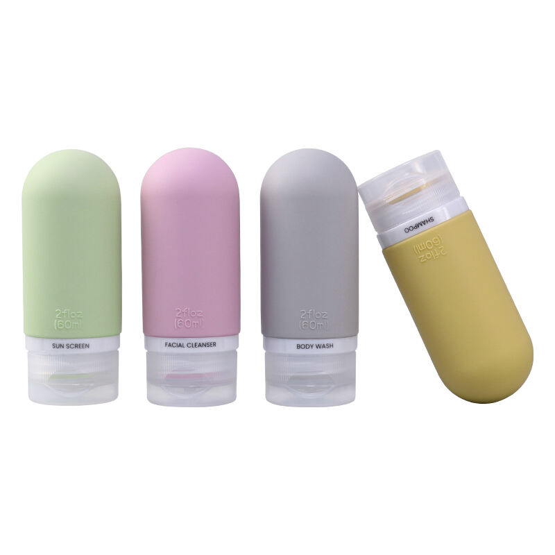 Multi-Use Squeeze Silicone Travel Bottles for Sauce Salad Dressing