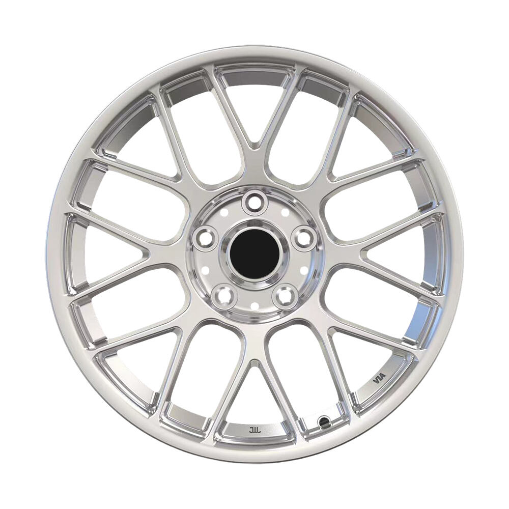 17 18 19 20 21 22 23 24 Inch Monoblock Silver Full Painting Forged Car Rims 17 manufacture