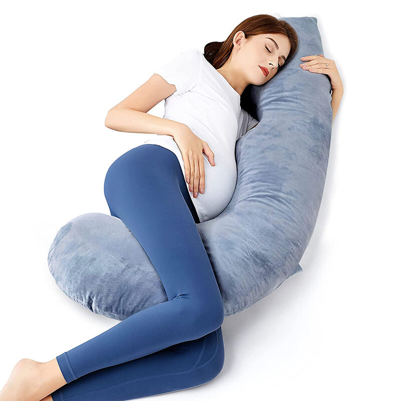 Top Quality J-Shaped Soft Body Pillow pregnant pillow pregnancy comfortable manufacture