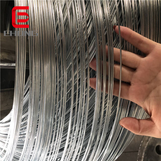 Factory Supply BWG20 22 Steel Wire Galvanized Binding Wire Used For Coat Hanger Fence manufacture