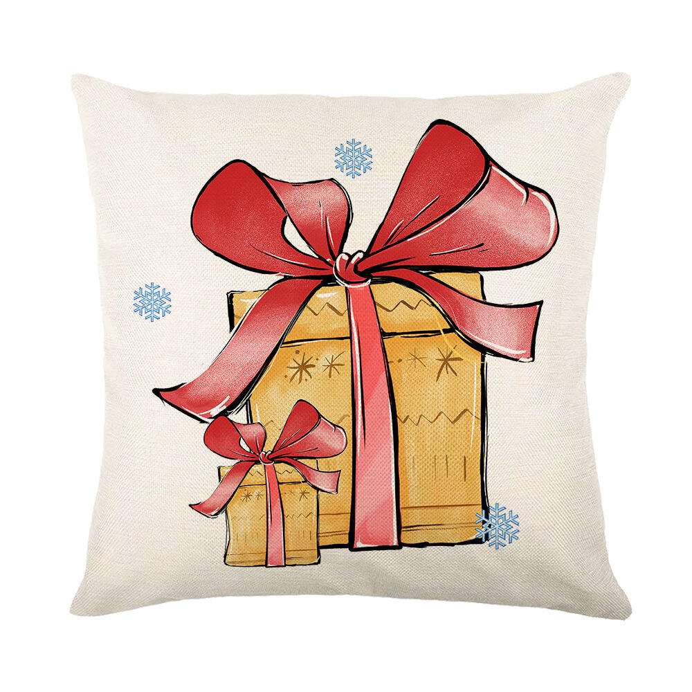 Christmas 45*45 cm square throw home decorative 2022 customize pillow cushion cover supplier