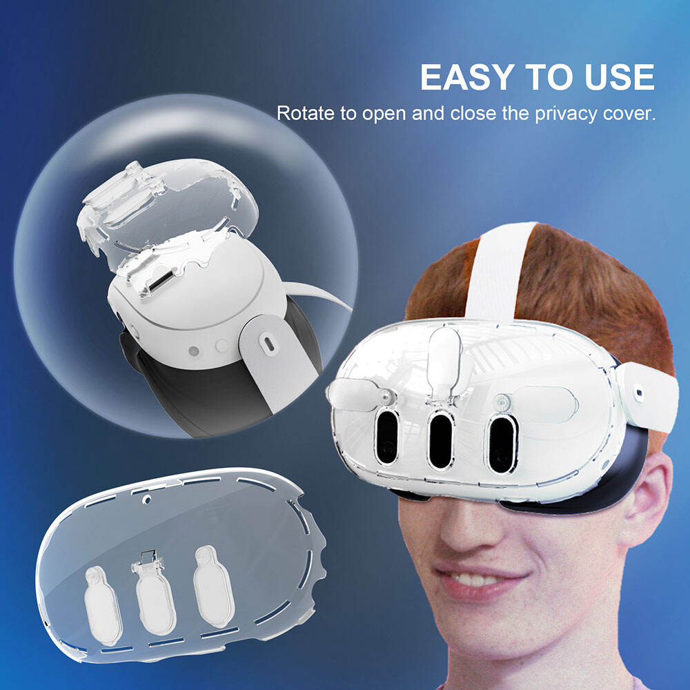 Soft Silicone Tpu Case Back Cover Transparent Clear Precision Hole For Meta Quest 3 Headset Headband supplier