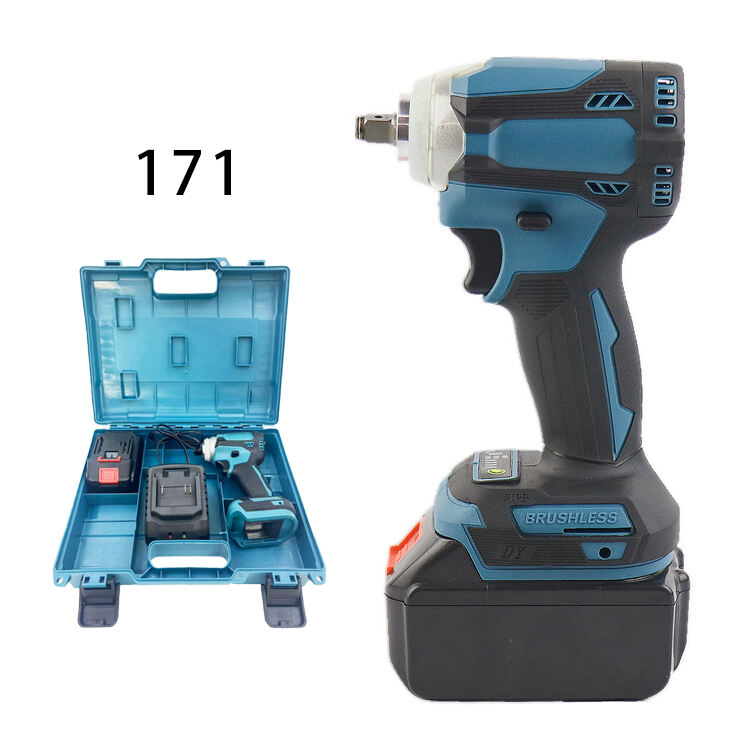 MKT 21V 171Nm 1/2 Cordless Wireless Tools Set Brushless Lithium Battery Power High Torque Screw Spanner Driver Impact Wrench details