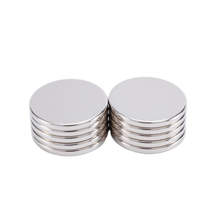 Industrial Circular Nickel Coated Neodymium Magnet Sheet factory