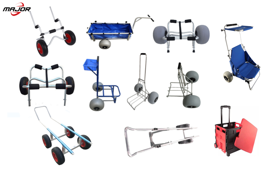 Beach trolley cart
