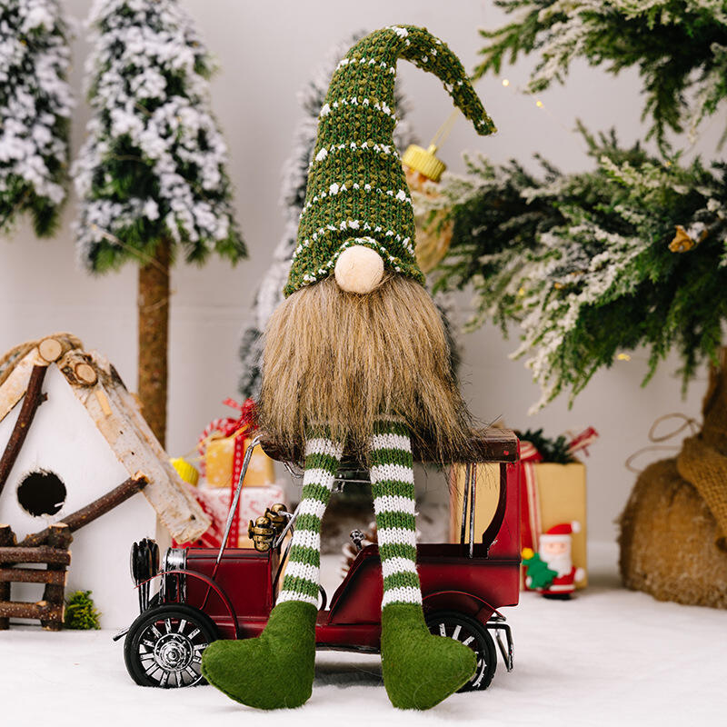 Gnome Christmas Plush Gnomes Gonk Christmas Santa With Long Legs Desktop Ornament manufacture