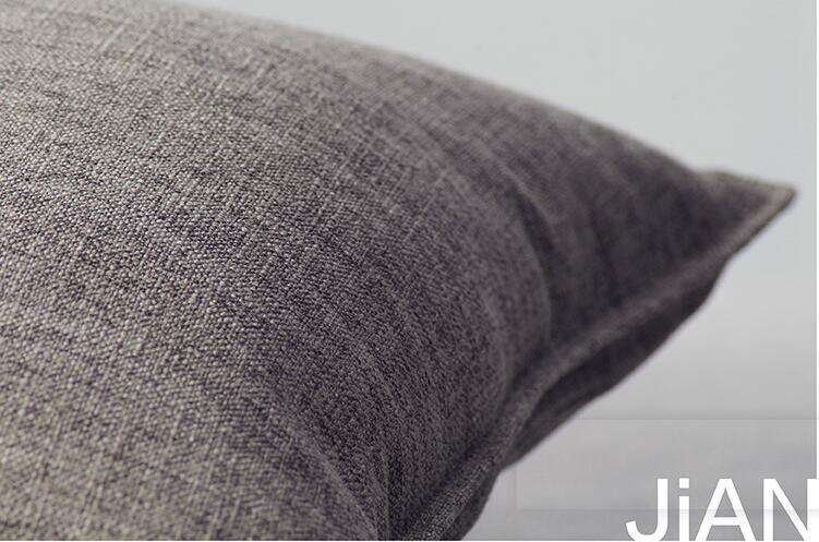 North Europe pure color holds pillow for leaning on cushion bed square Modern and contracted style manufacture