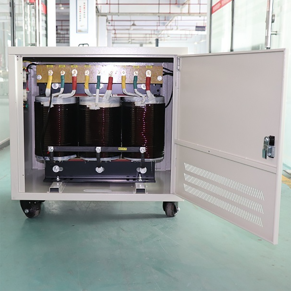 factory supply best price  4kva 5kva 380v to 220v 3 phase 50/60Hz Three phase Dry type  isolation Transformer with IEC supplier