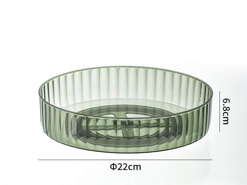 Round cosmetics storage box Kitchen countertop seasoning box seasoning jar fruit and vegetable shelving manufacture