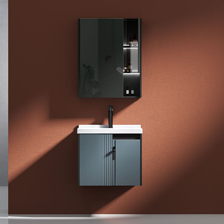 vanity modern bathroom wall mounted cabinet bathroom vanity with mirror details