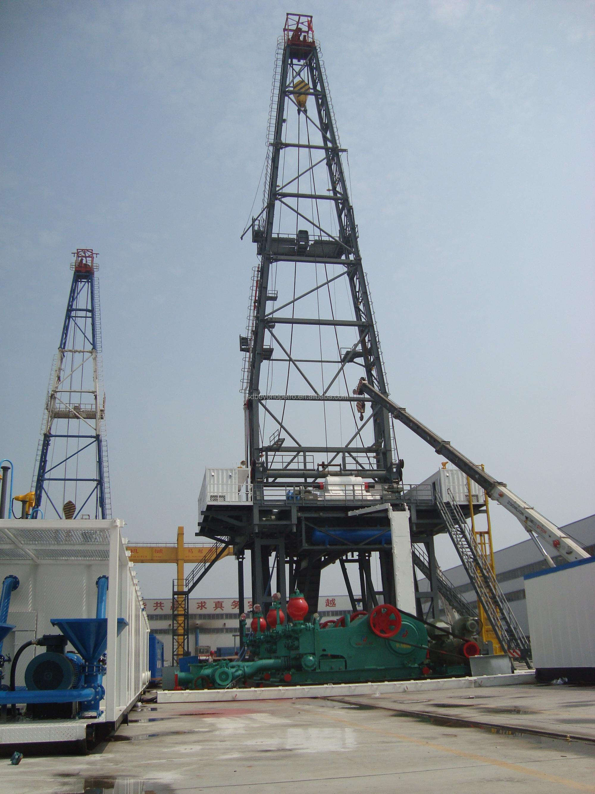 Oilfield Well Oil Drilling Equipment Rig trailer-mounted oil well drill rig for oil well drilling factory