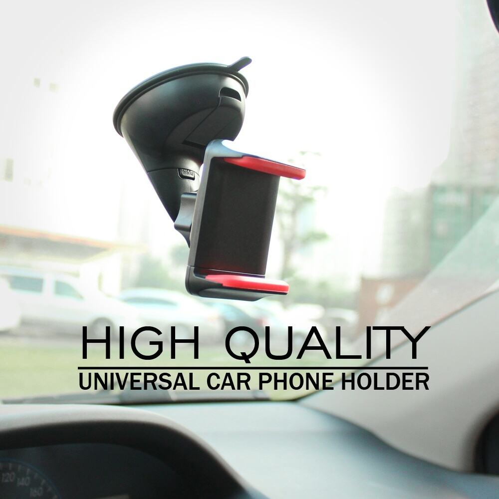 Universal Adjustable 360 Rotatable Car Windscreen Suction Cup Mount Mobile Phone Holder Cell Phone Bracket Stand Car Interior factory