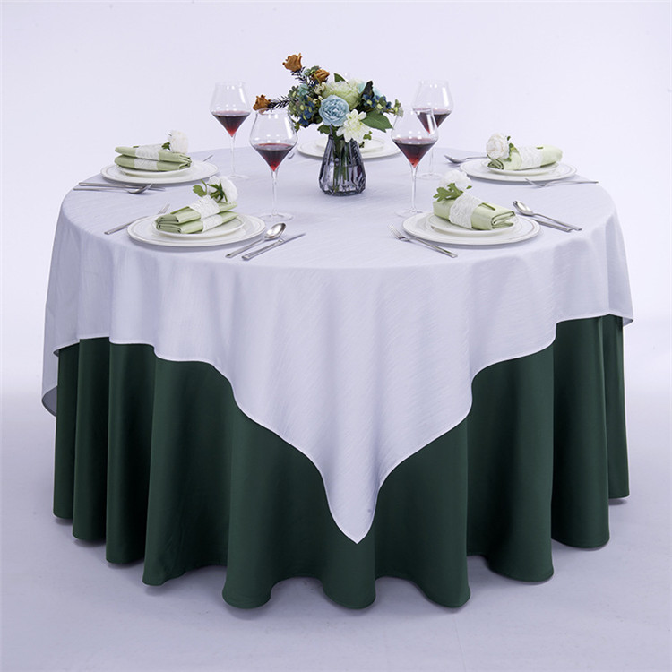 Cocktail tablecloths round plastic table cloth table covers wedding decoration supplier