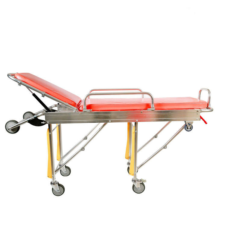 Lightweight Convenient Retractable Aluminum Alloy Emergency Ambulance Stretcher For Sale details