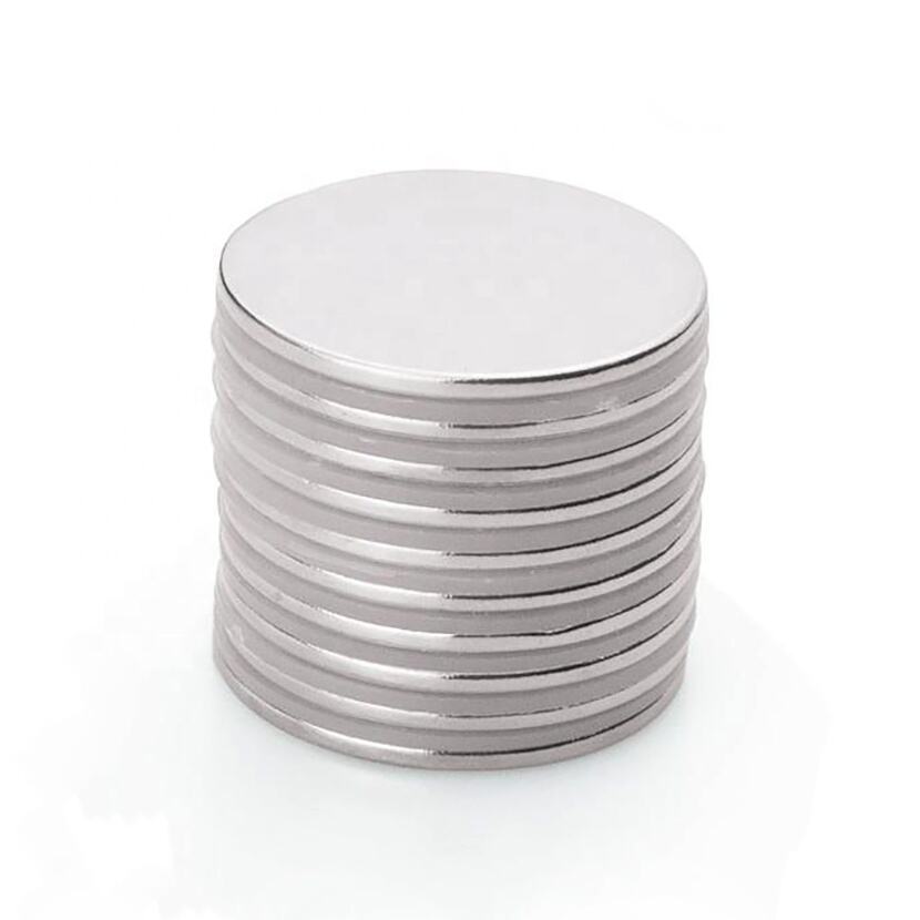 N52 Strong Small Magnetic Disc Cylindrical Neodymium Magnets factory