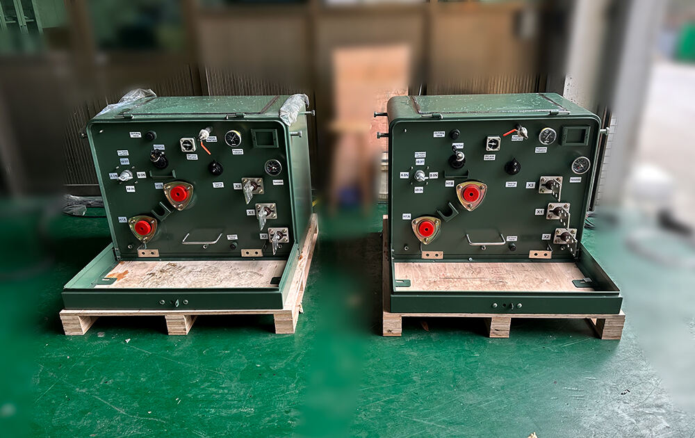 220v To 110v Electrical Single Phase 1250 kva 1600kva Padmounted Transformer Substation manufacture