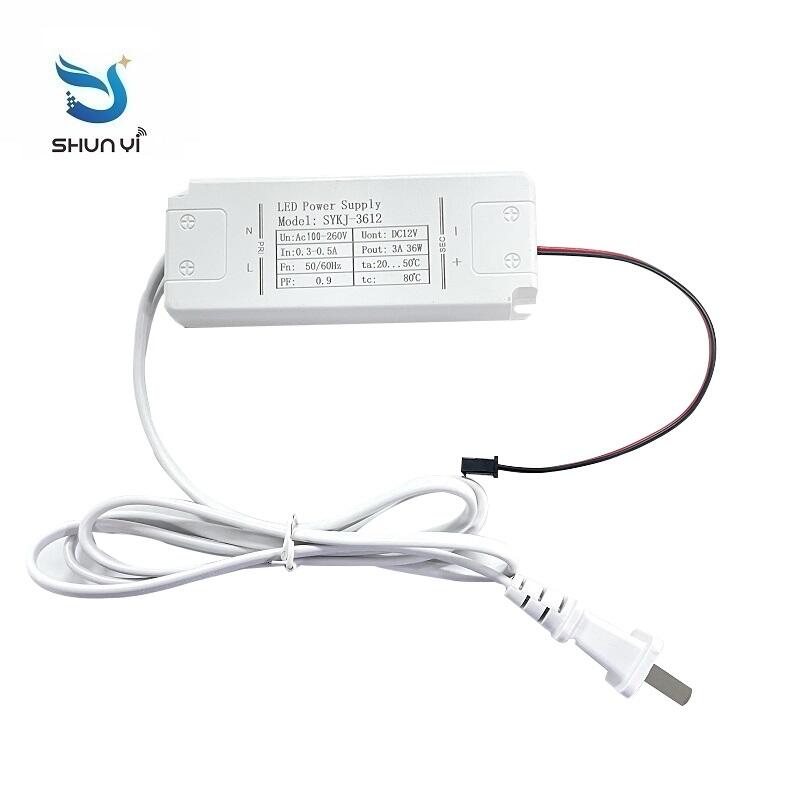 Factory Customized Power Supply 36W15Mmdc12V  Led Transformer Lighting Driver Switching Power Supply details