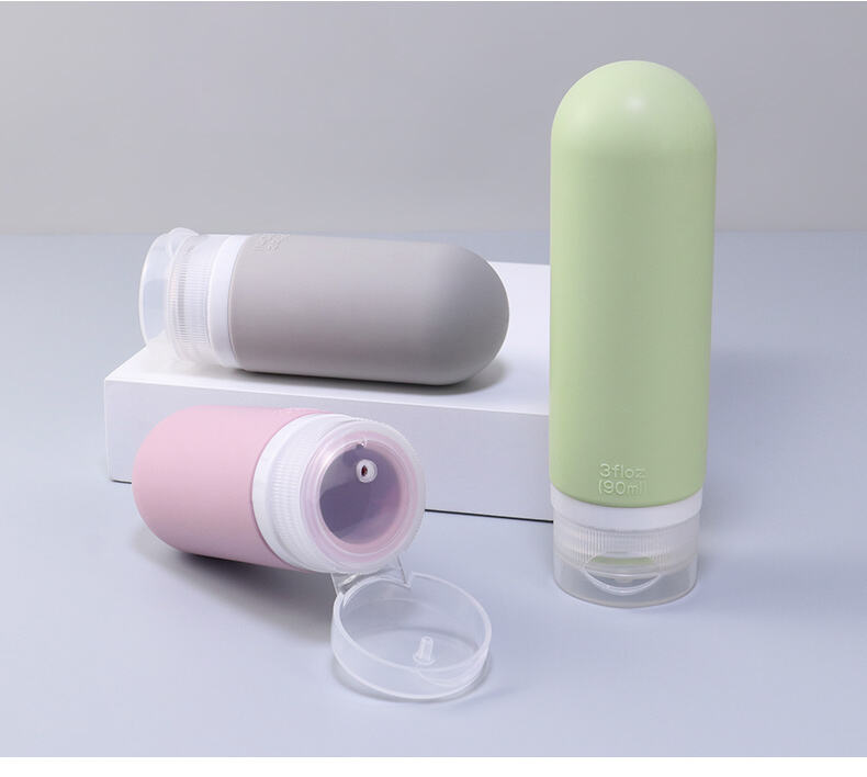 Multi-Use Squeeze Silicone Travel Bottles for Sauce Salad Dressing details