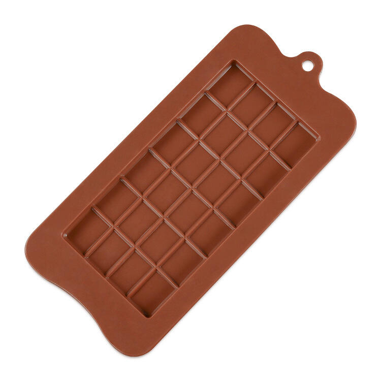 Silicone Break-Apart Chocolate Food Grade Non-Stick Protein and Energy Bar Mold Chocolate Bar Mold manufacture